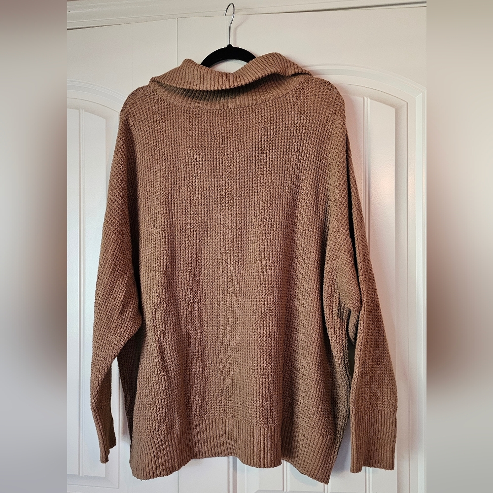 Aerie Quarter Zip Sweater XL - Picture 3 of 3